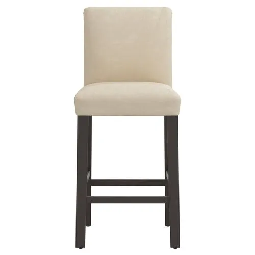 Shannon Faux Leather Barstool - Beige