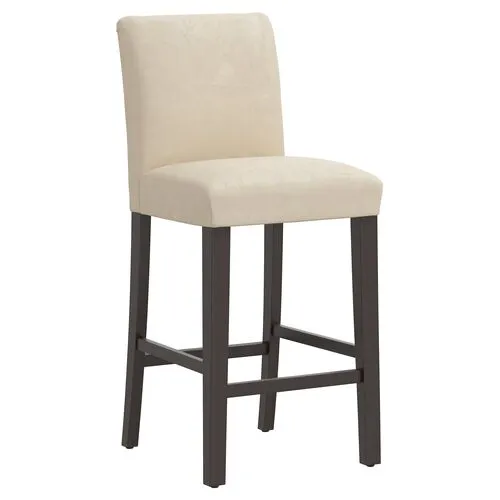 Shannon Faux Leather Barstool - Beige