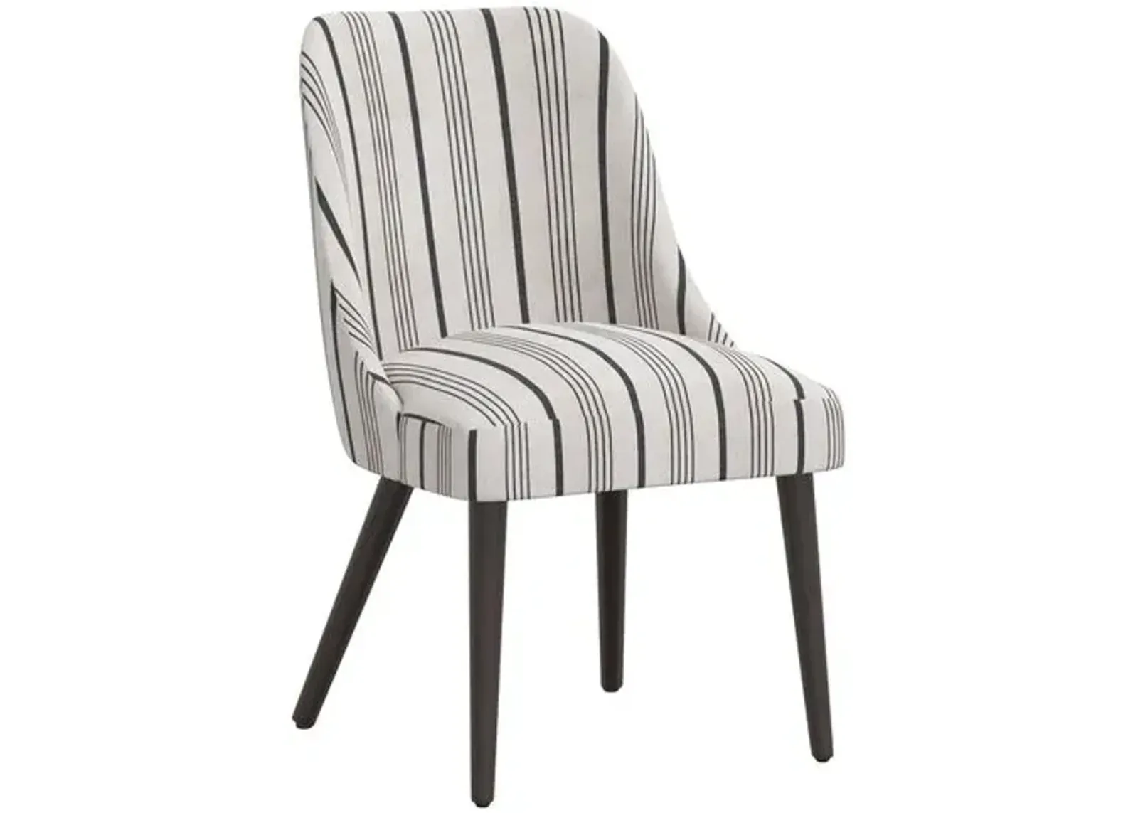 Barron Side Chair - Alcot Coal - Black