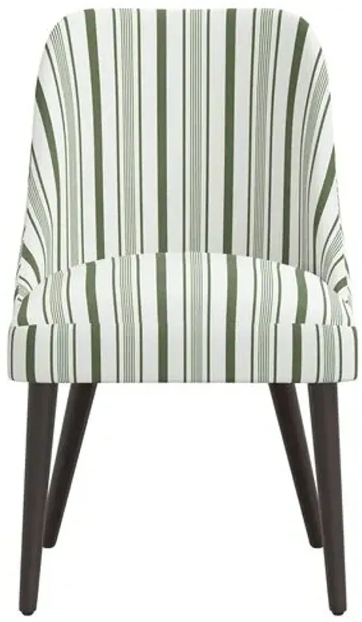 Barron Side Chair - Luli Stripe - Green