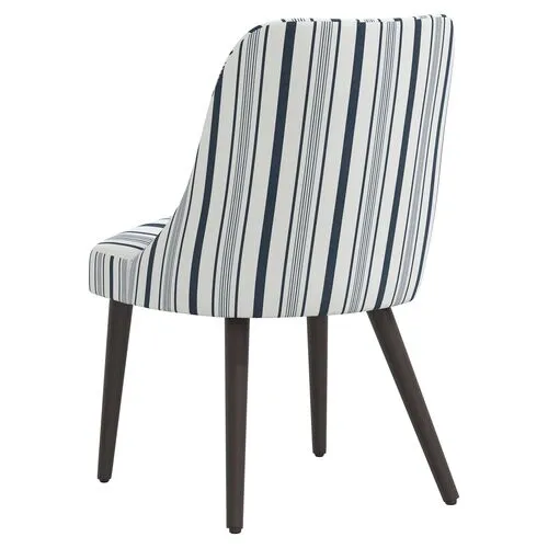 Barron Side Chair - Luli Stripe - Blue