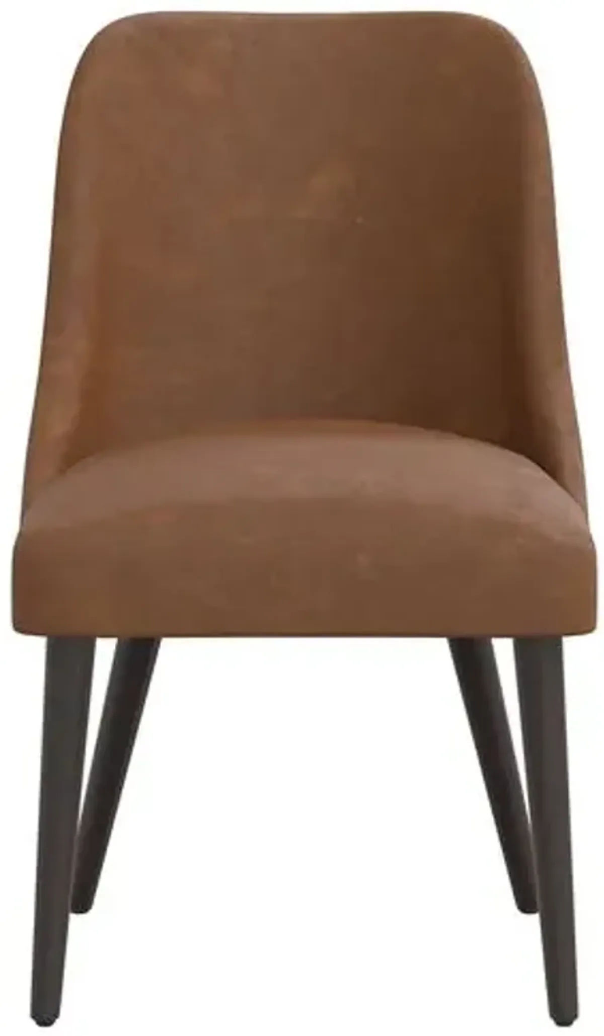 Barron Side Chair - Faux Leather - Brown