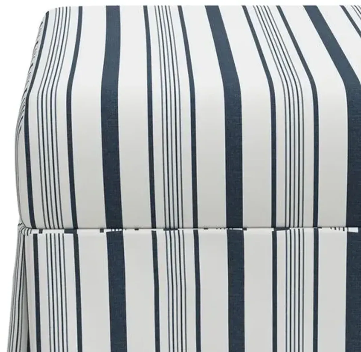 Hayworth Storage Bench - Luli Stripe - Blue