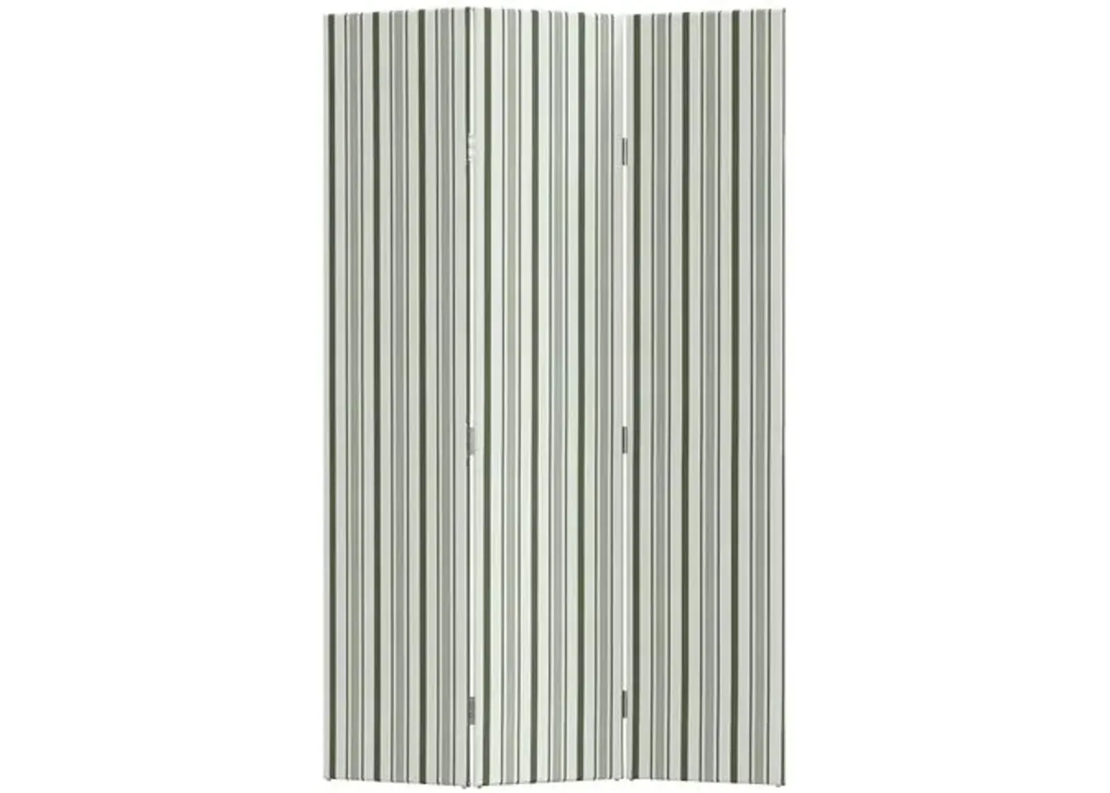 Melina Room Screen - Luli Stripe - Green