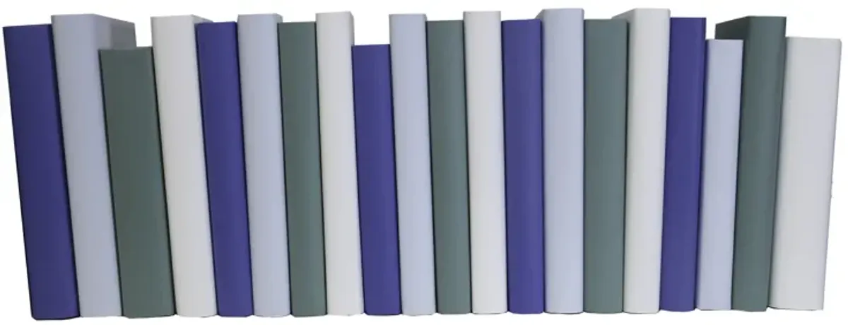 Paper Wrapped Decorative Books by the Foot, Ocean