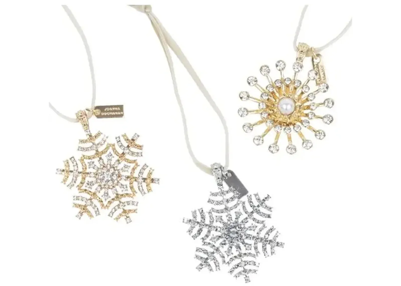 Set of 3 Snowflake Ornament - Joanna Buchanan - Multi