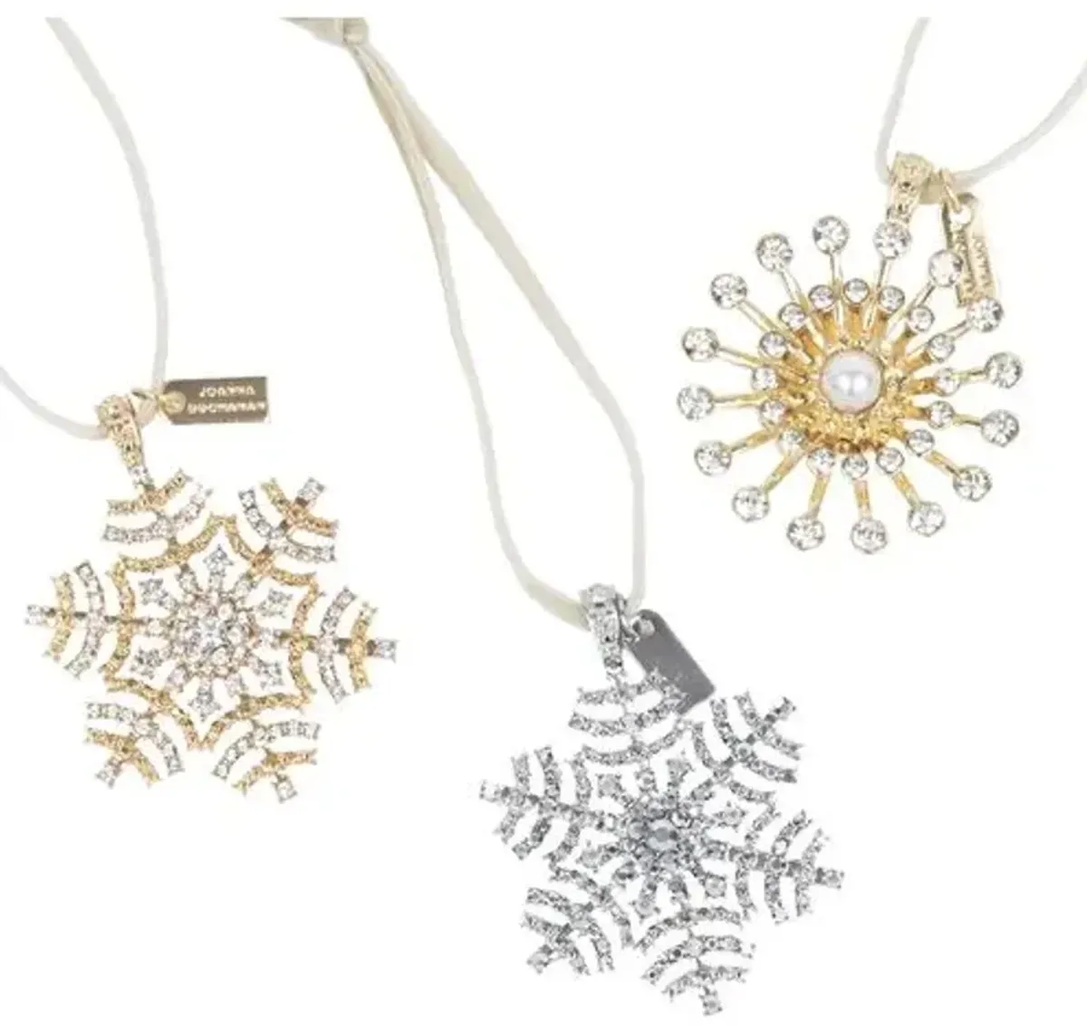 Set of 3 Snowflake Ornament - Joanna Buchanan - Multi