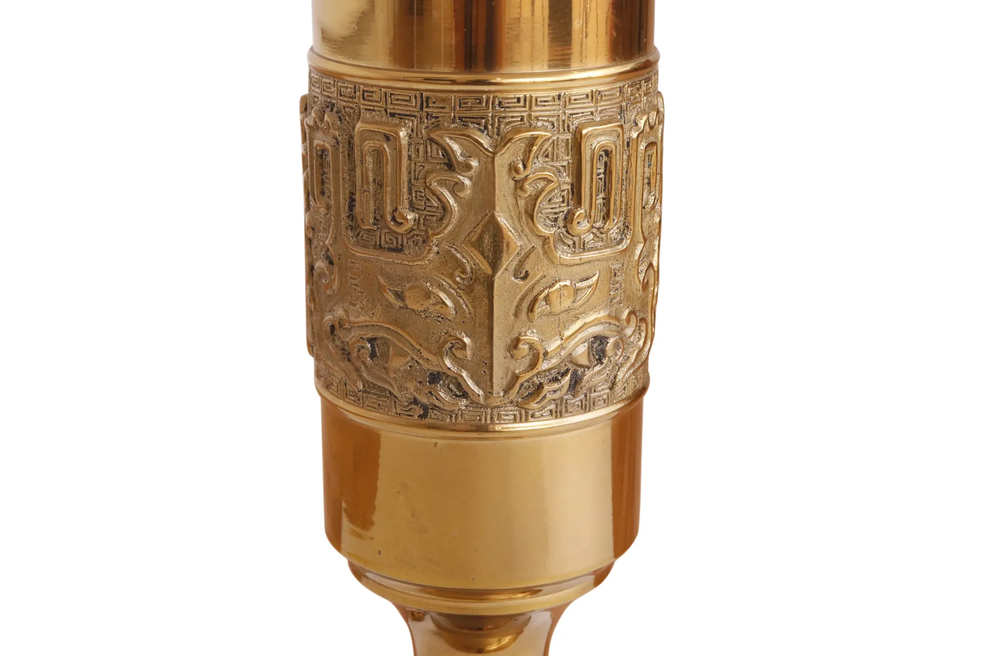 Traditional Brass Candlestick Table Lamp - Interesting Things