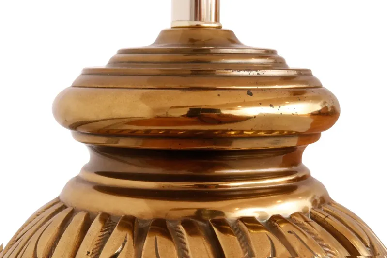 Large Regency Brass Table Lamp - Interesting Things