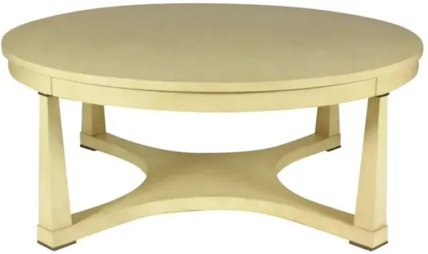 Cotemporary Coffee Table by Hickory - The Barn at 17 Antiques - ivory