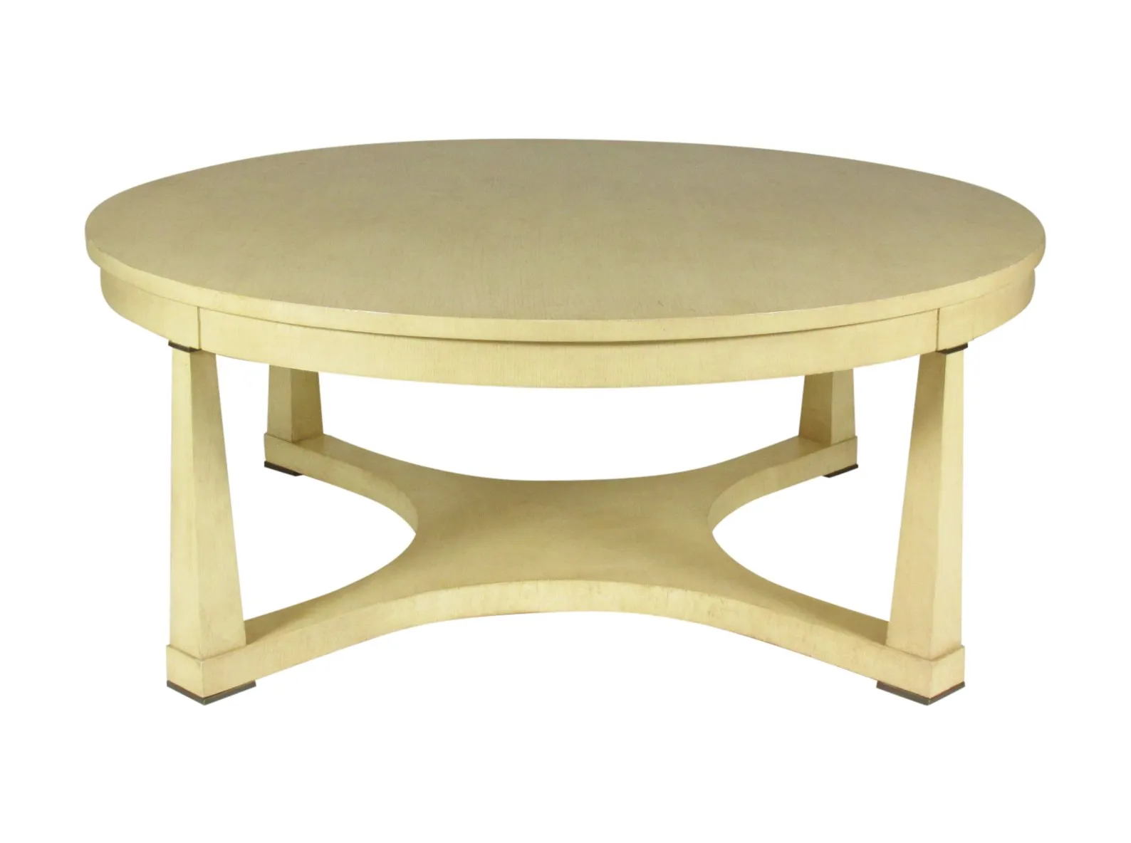 Cotemporary Coffee Table by Hickory - The Barn at 17 Antiques - ivory
