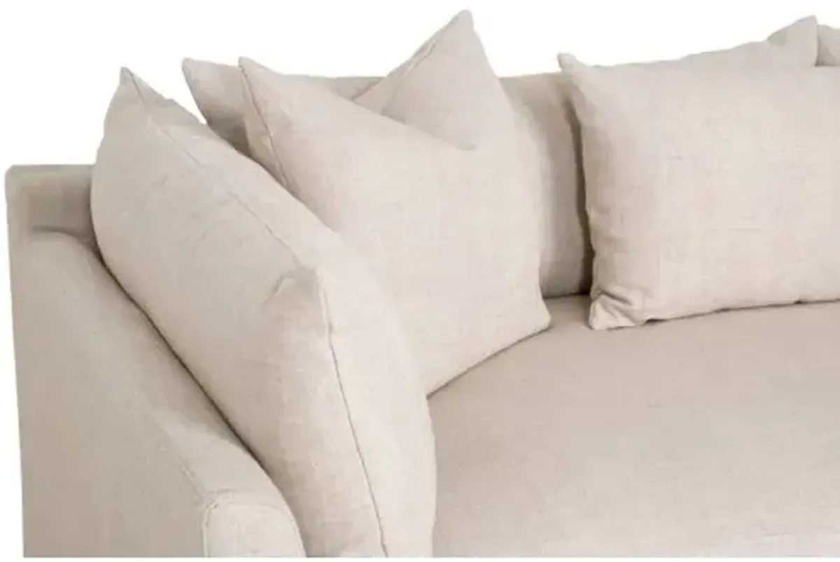 Julianna RF Slipcover Sofa - Bisque Linen