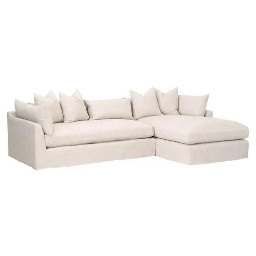 Julianna RF Slipcover Sofa - Bisque Linen