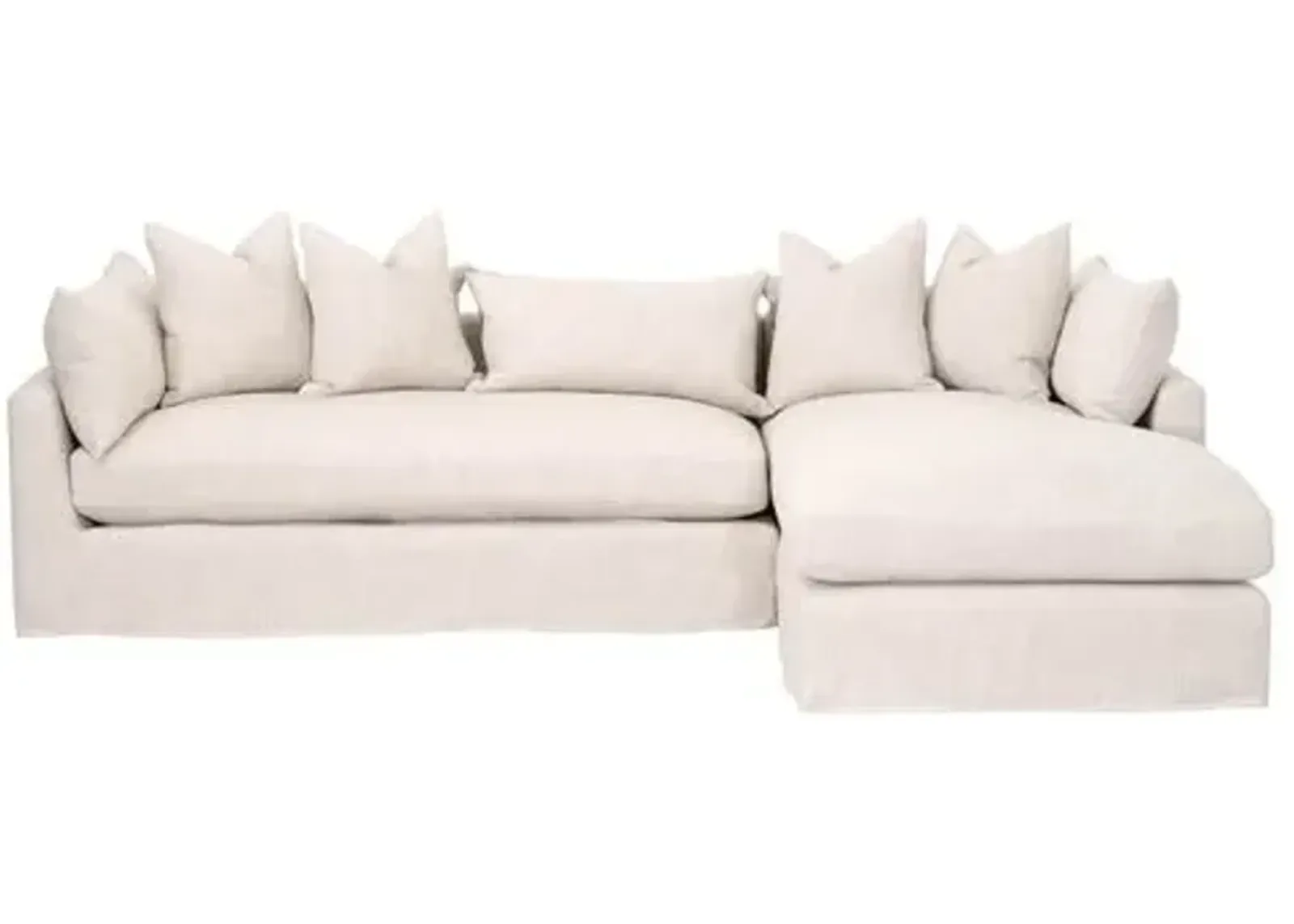 Julianna RF Slipcover Sofa - Bisque Linen