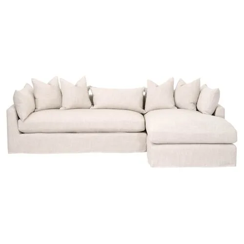 Julianna RF Slipcover Sofa - Bisque Linen