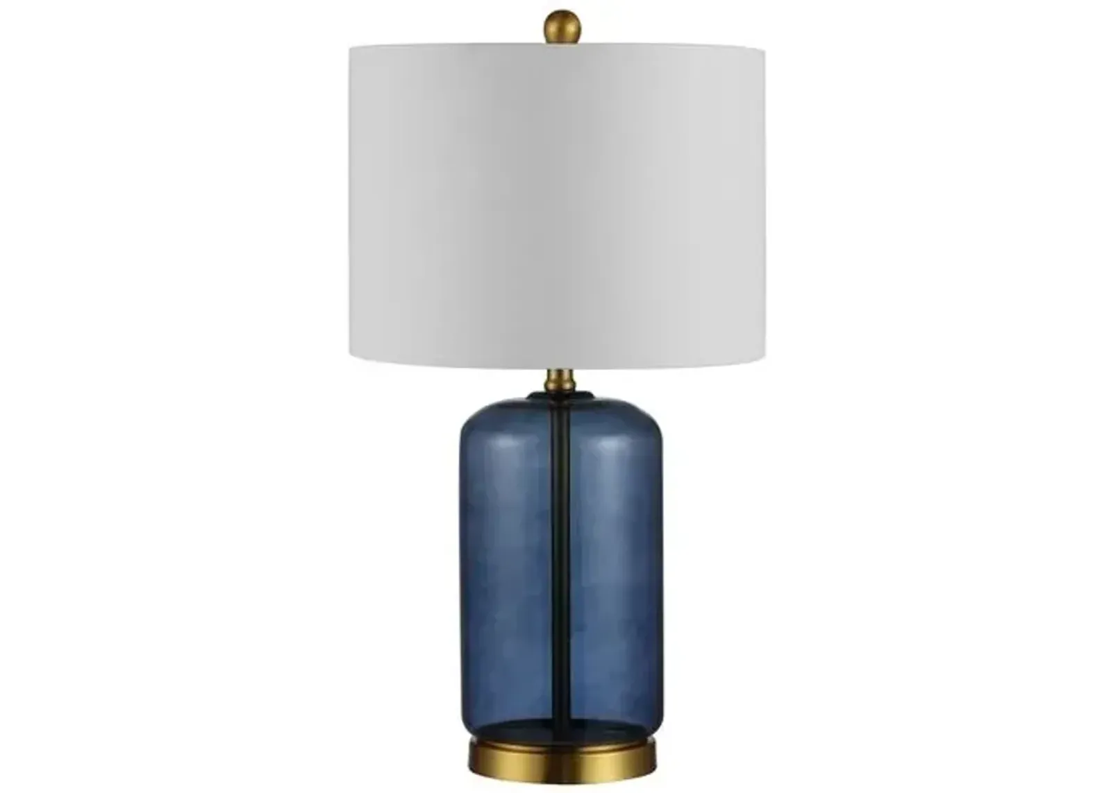 Bella Glass Table Lamp - Blue