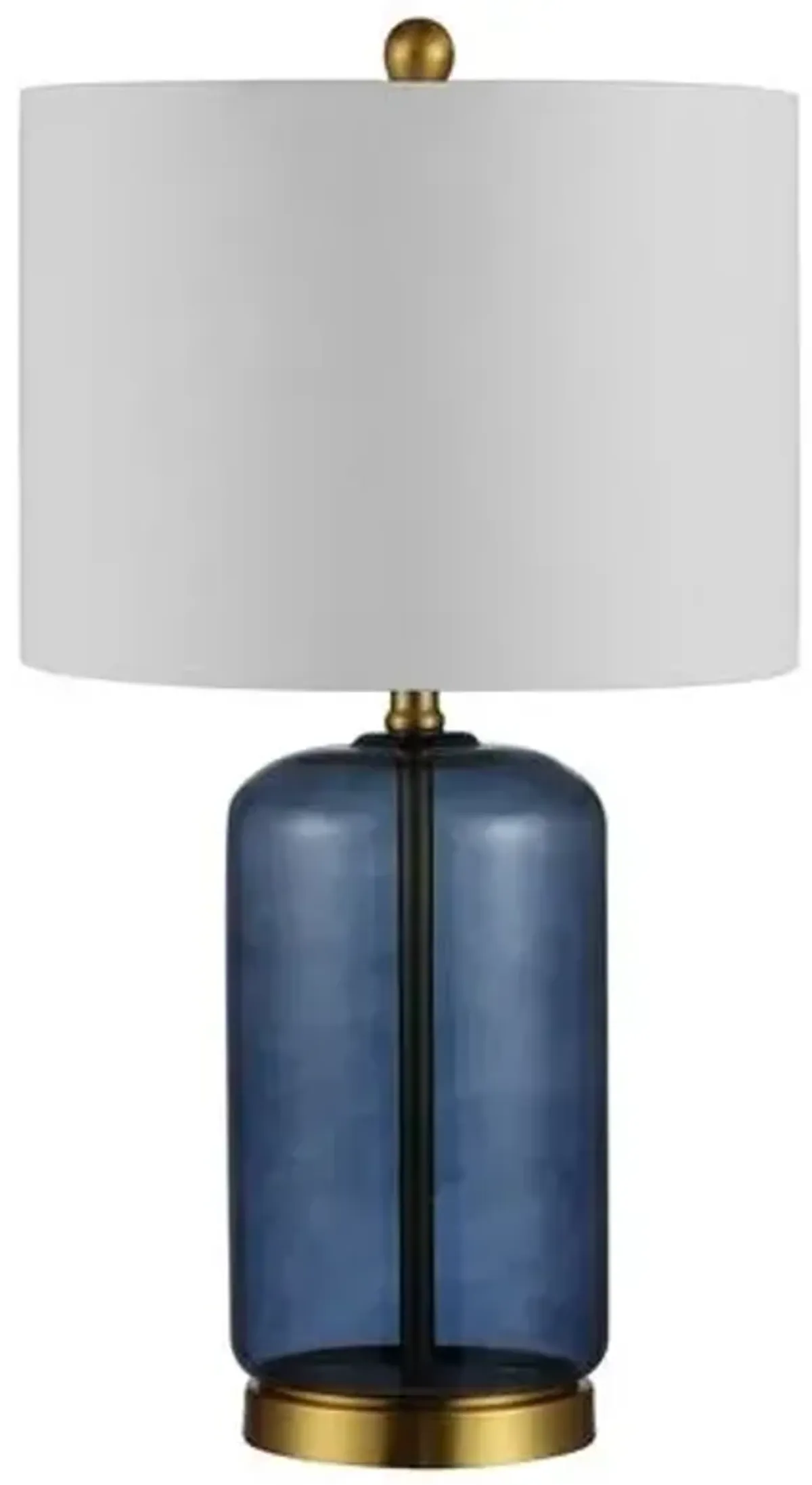 Bella Glass Table Lamp - Blue