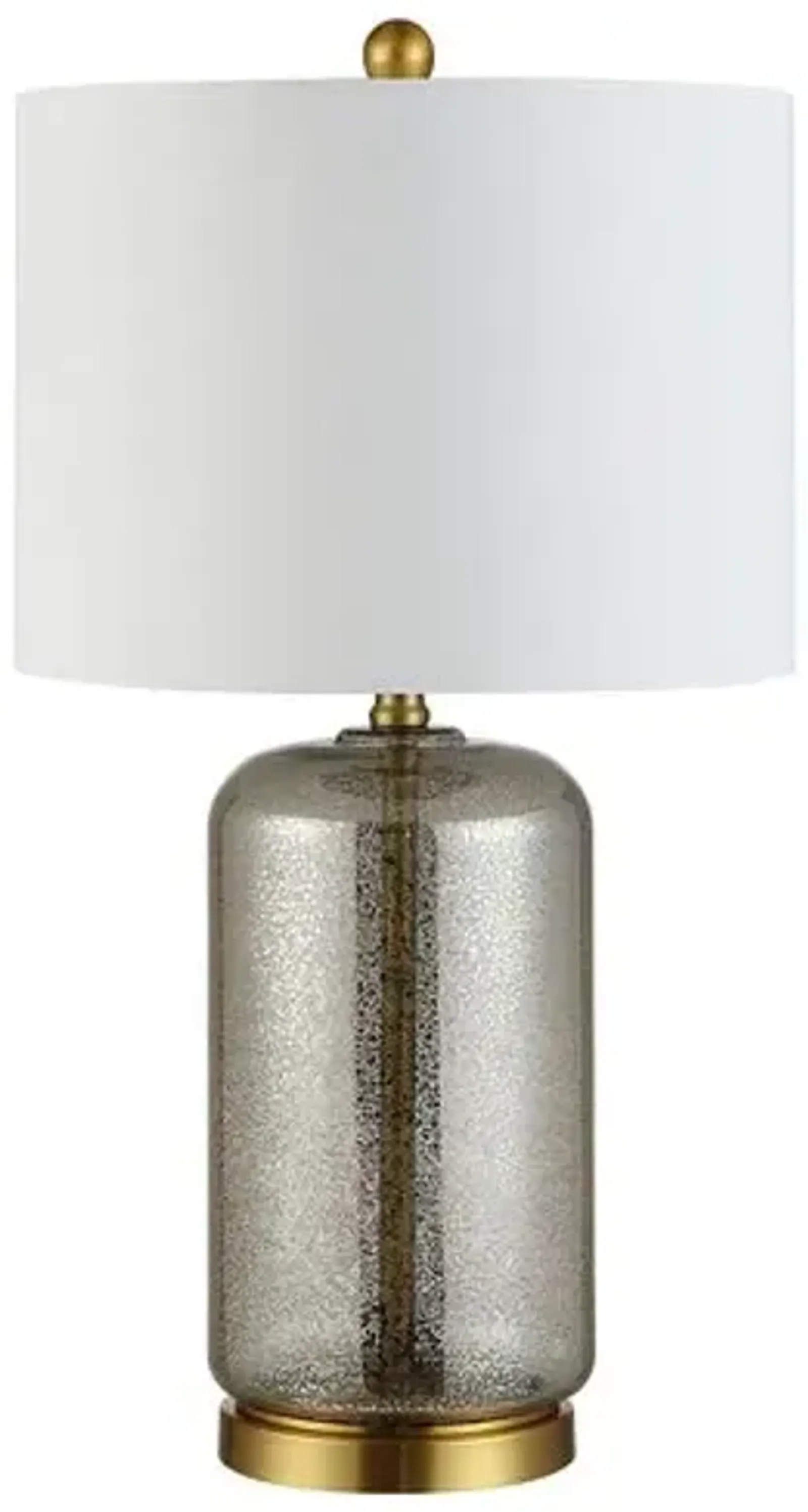 Bella Glass Table Lamp - Silver