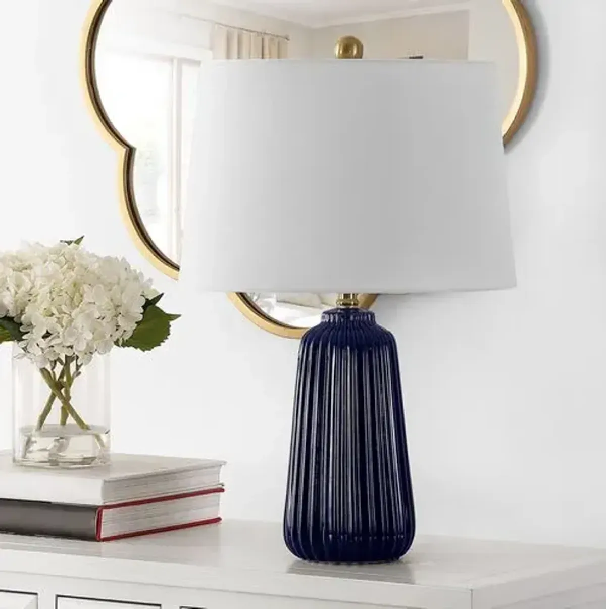 Lucy Table Lamp - Navy Blue