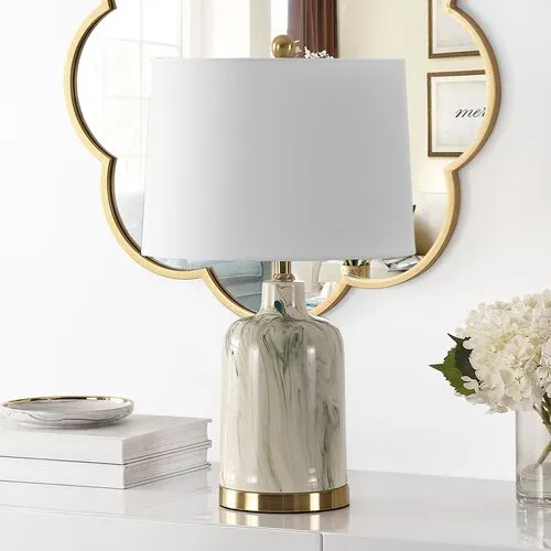 Everly Table Lamp - Gray