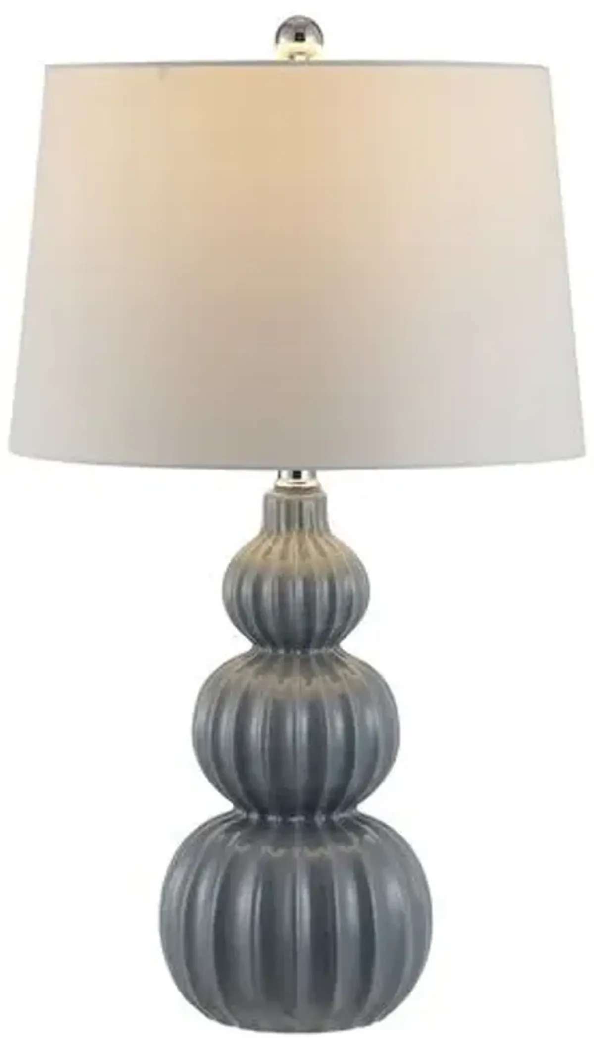 Maya Triple Gourd Table Lamp - Gray