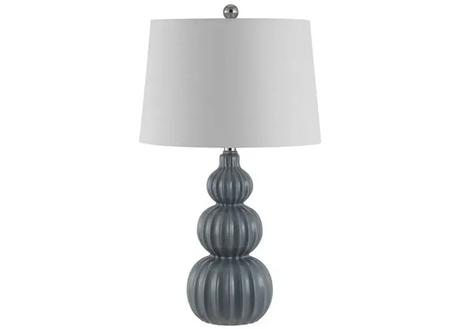 Maya Triple Gourd Table Lamp - Gray