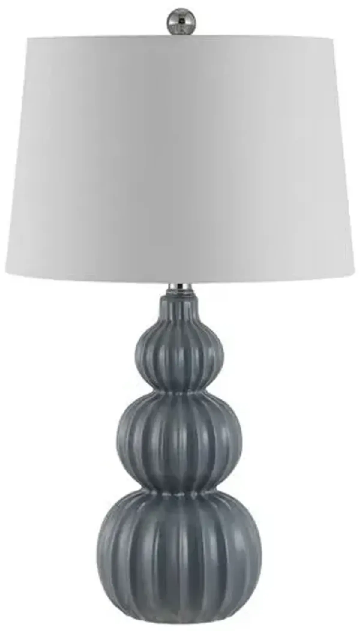 Maya Triple Gourd Table Lamp - Gray