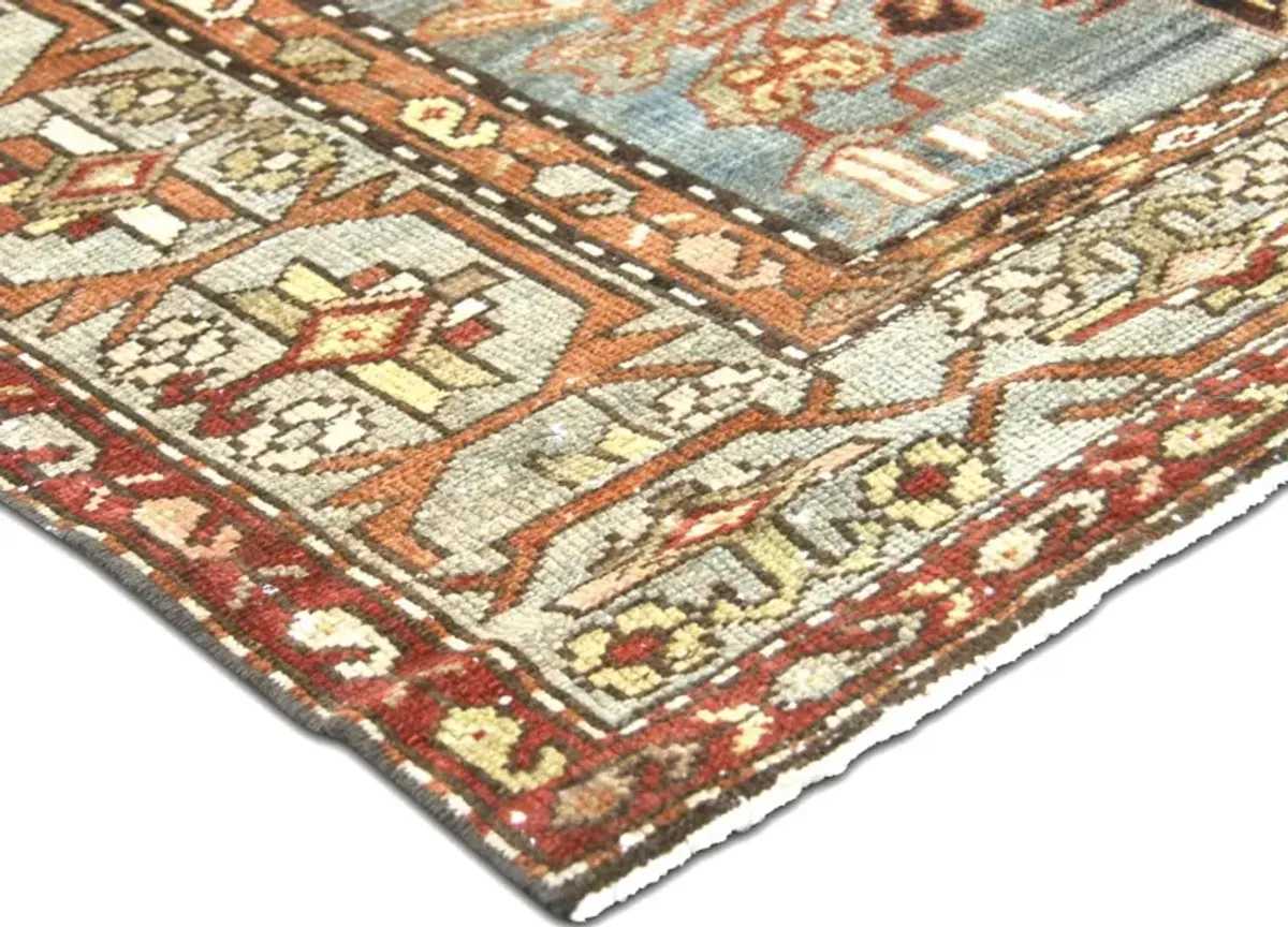 1920s Persian Melayer Rug - 3'5" x 13'3" - Nalbandian - Brown - Brown