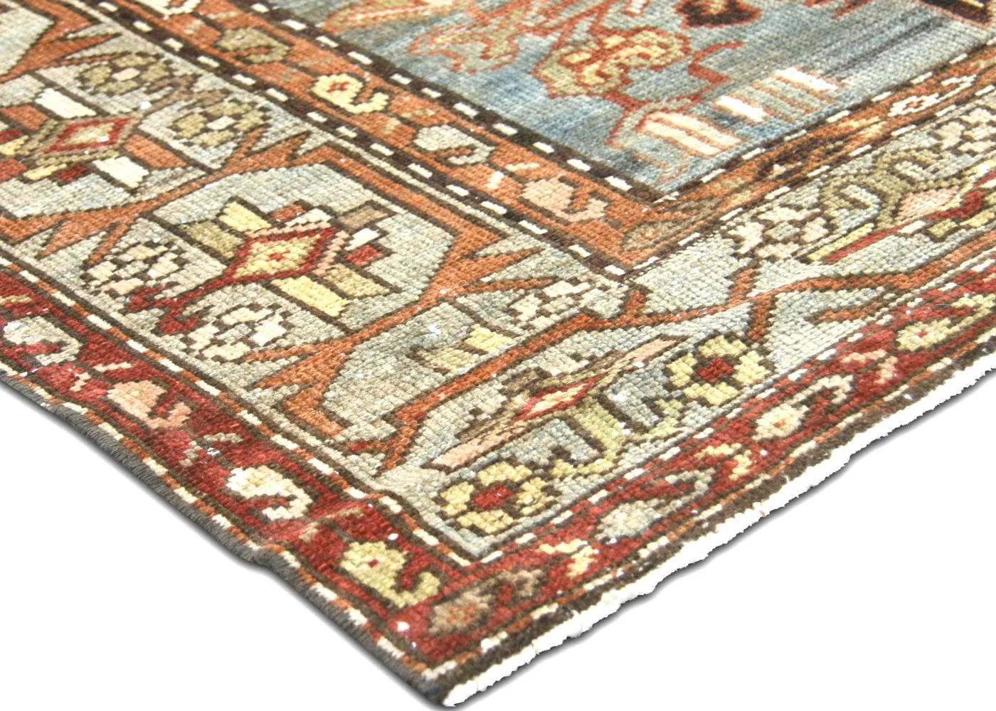 1920s Persian Melayer Rug - 3'5" x 13'3" - Nalbandian - Brown - Brown