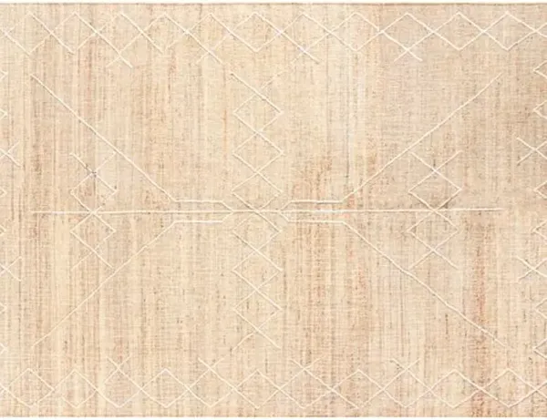 Argan Kabara Handwoven Rug - Natural - Lemieux Et Cie - Beige - Beige