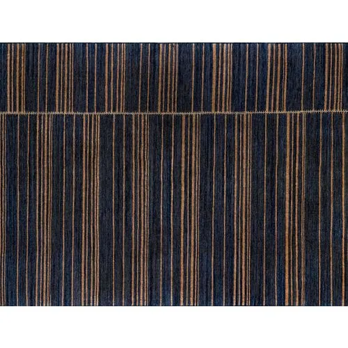 Duar Tofola Handwoven Rug - Indigo - Lemieux Et Cie - Blue - Blue