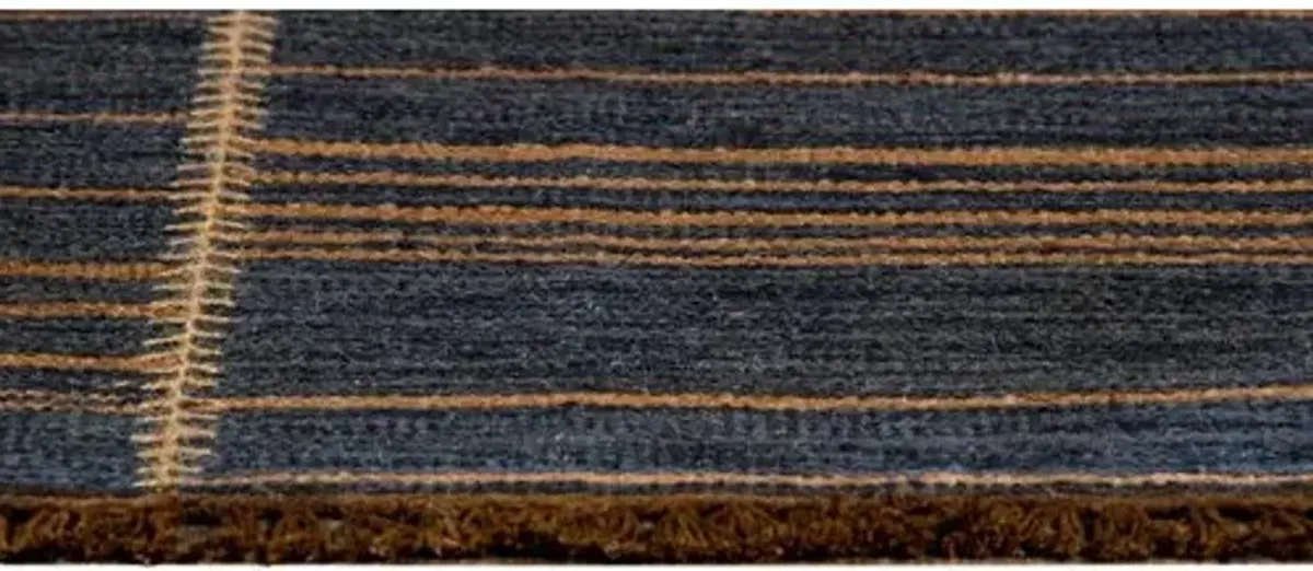 Duar Tofola Handwoven Rug - Indigo - Blue - Blue