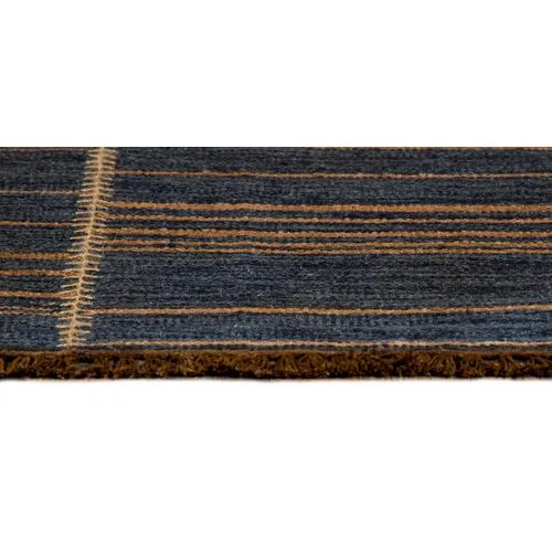 Duar Tofola Handwoven Rug - Indigo - Lemieux Et Cie - Blue - Blue