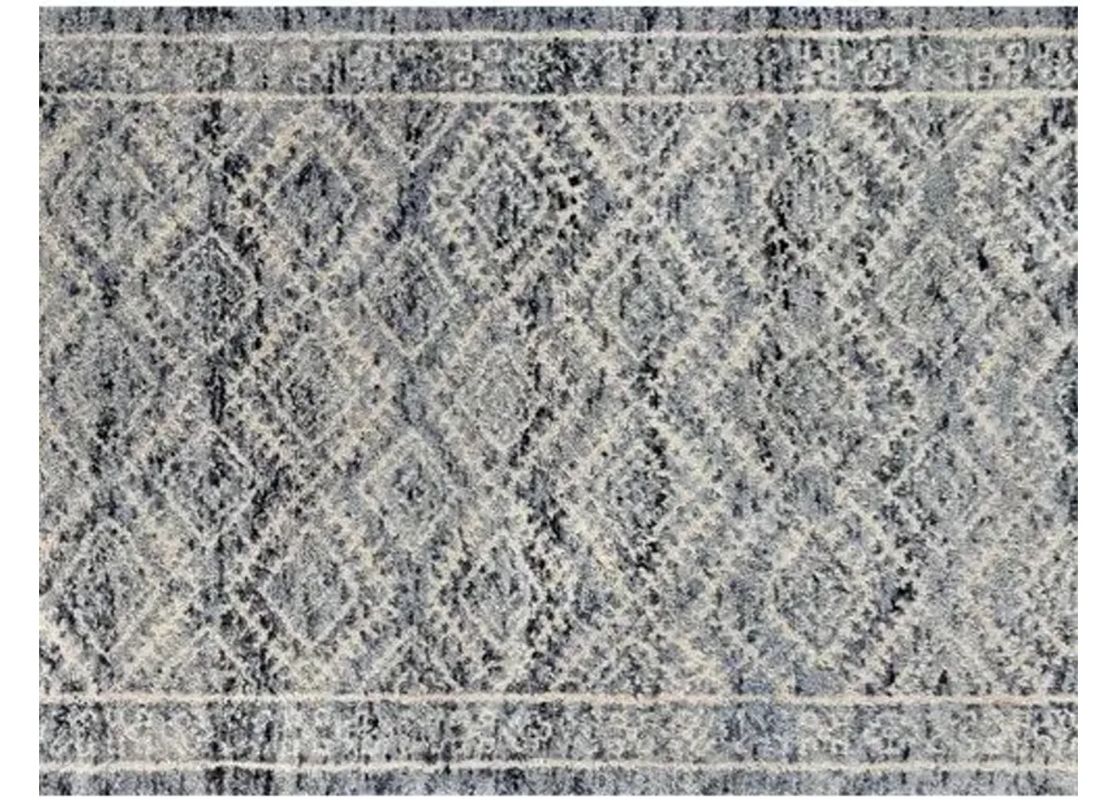 Doukkala Galoya Hand-Knotted Rug - Blue - Lemieux Et Cie - Blue