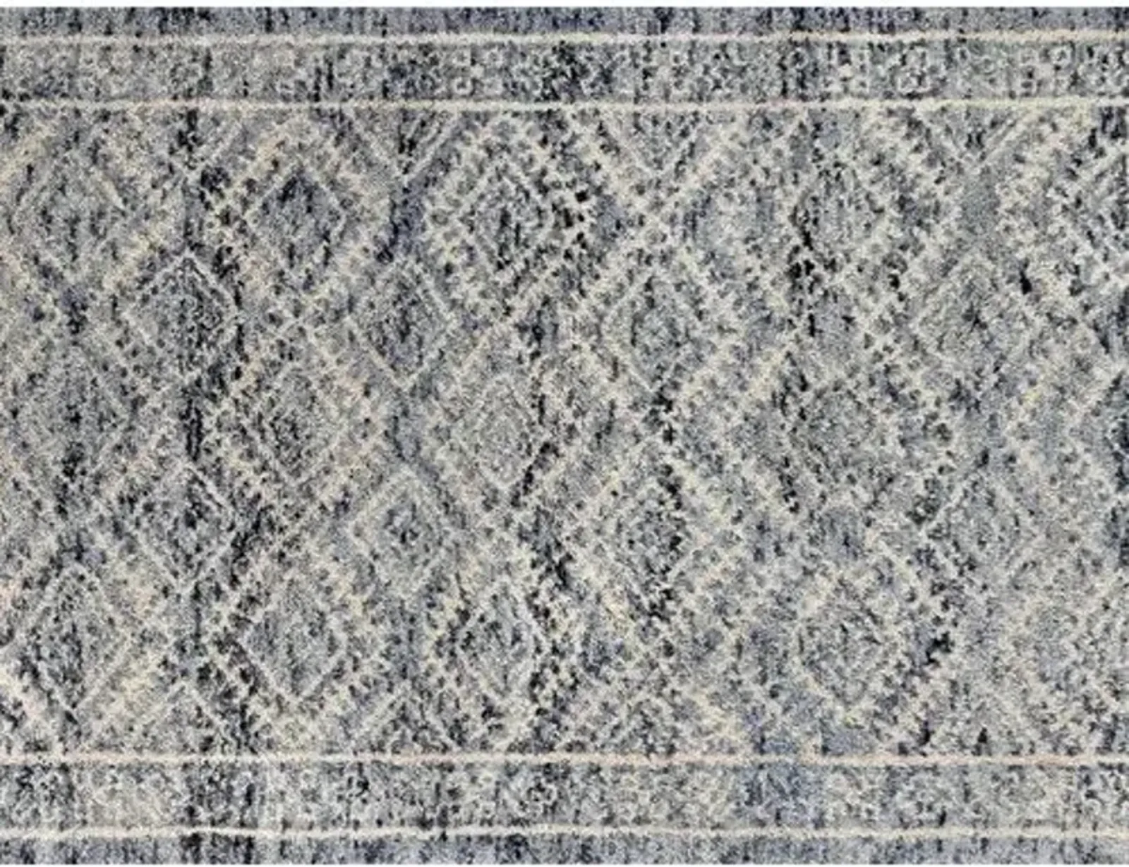 Doukkala Galoya Hand-Knotted Rug - Blue - Lemieux Et Cie - Blue