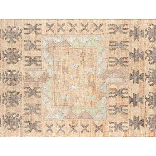 Gurara Naoni Handwoven Rug - Natural - Lemieux Et Cie - Beige - Beige