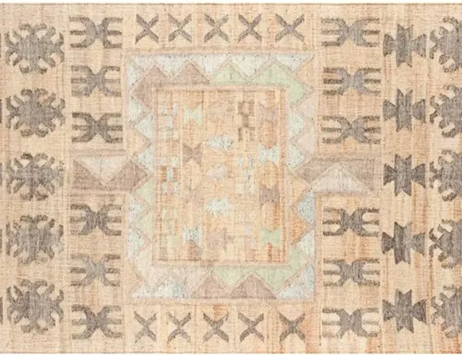 Gurara Naoni Handwoven Rug - Natural - Lemieux Et Cie - Beige - Beige