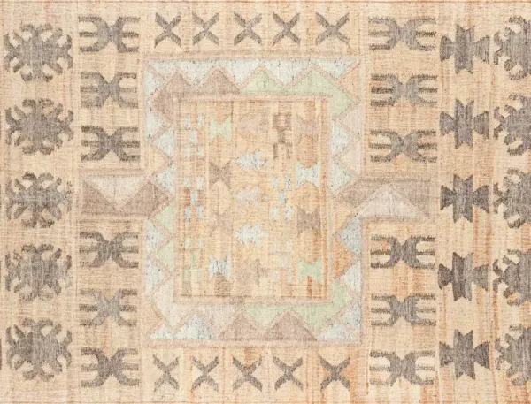 Gurara Naoni Handwoven Rug - Natural - Beige - Beige