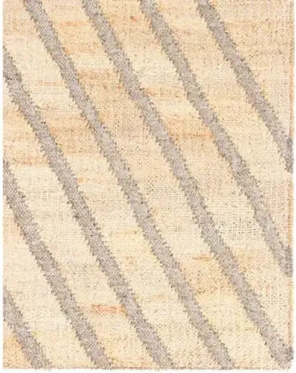 Gurara Tibesti Handwoven Rug - Natural - Beige - Beige