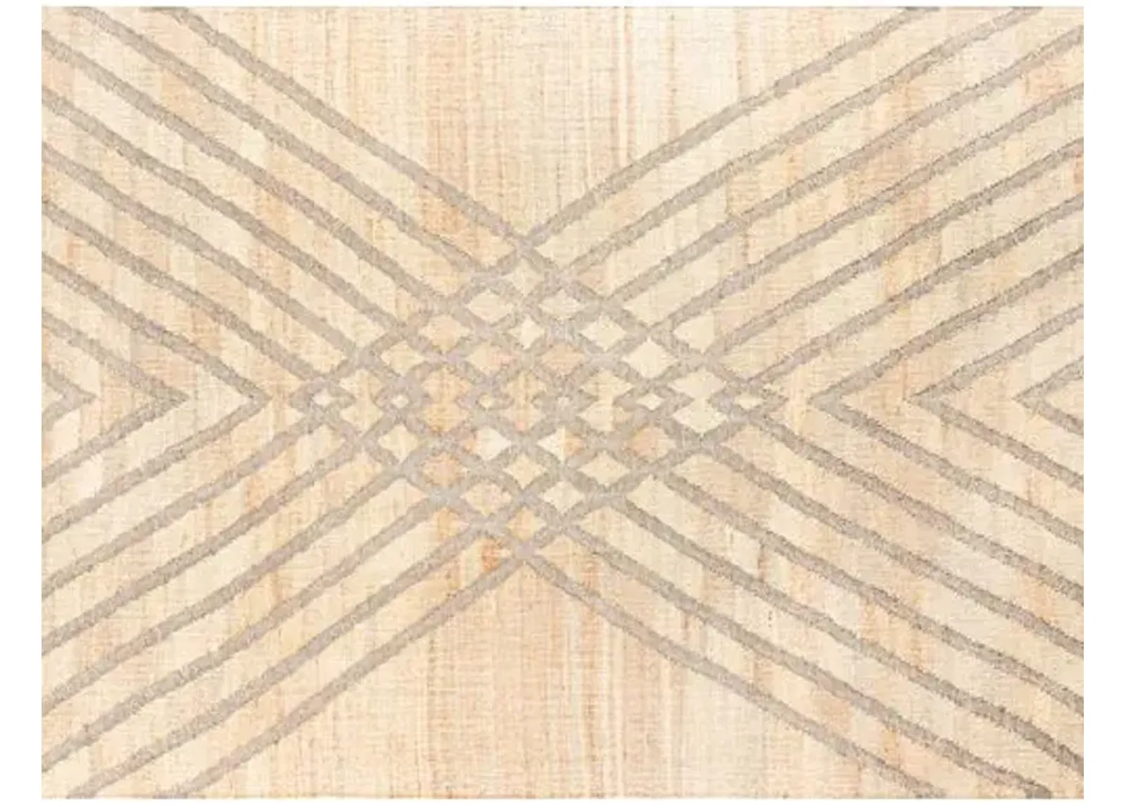 Gurara Tibesti Handwoven Rug - Natural - Lemieux Et Cie - Beige - Beige