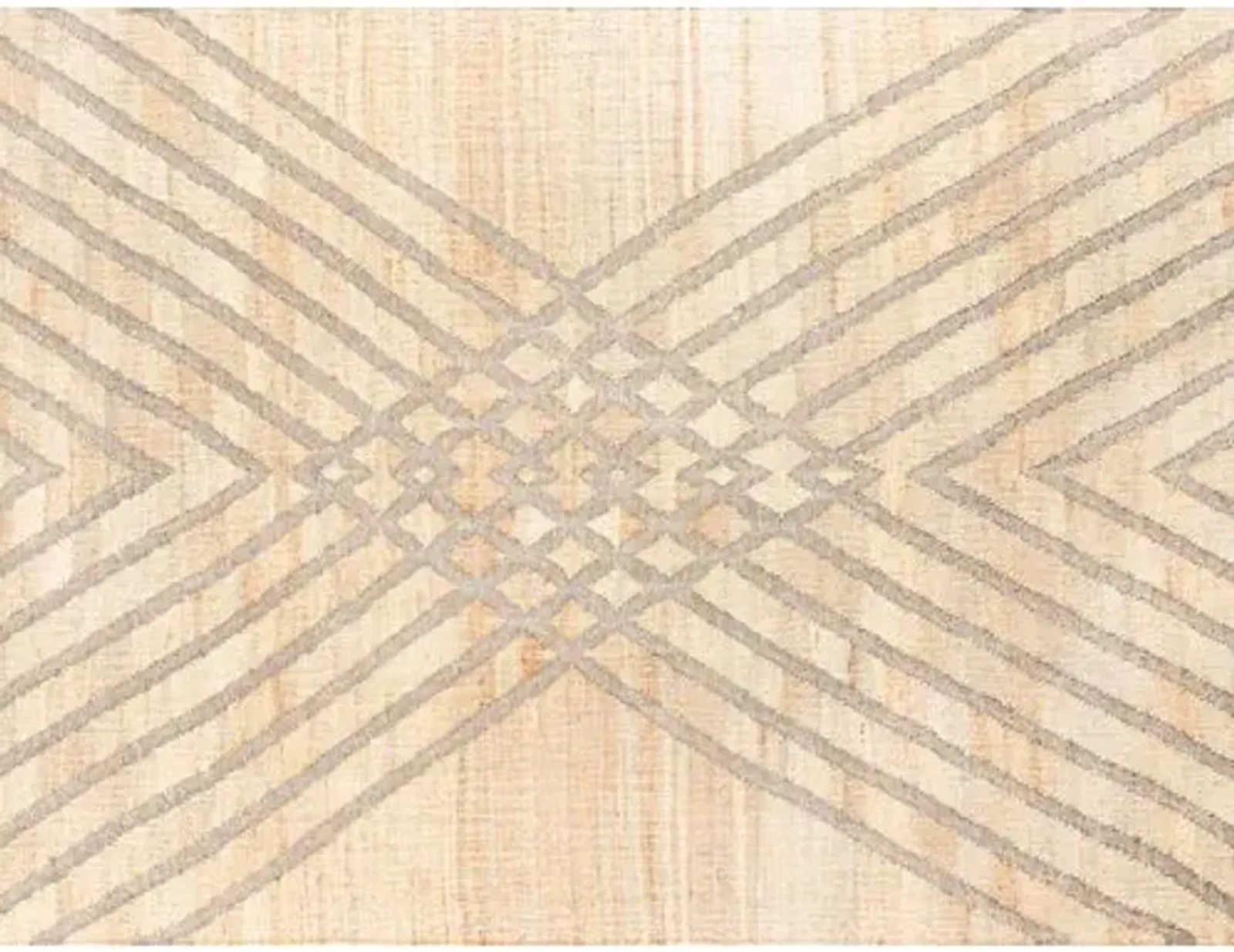 Gurara Tibesti Handwoven Rug - Natural - Lemieux Et Cie - Beige - Beige