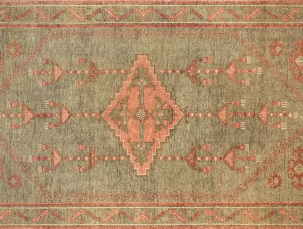 Kouang Batucar Hand-Knotted Rug, Sage