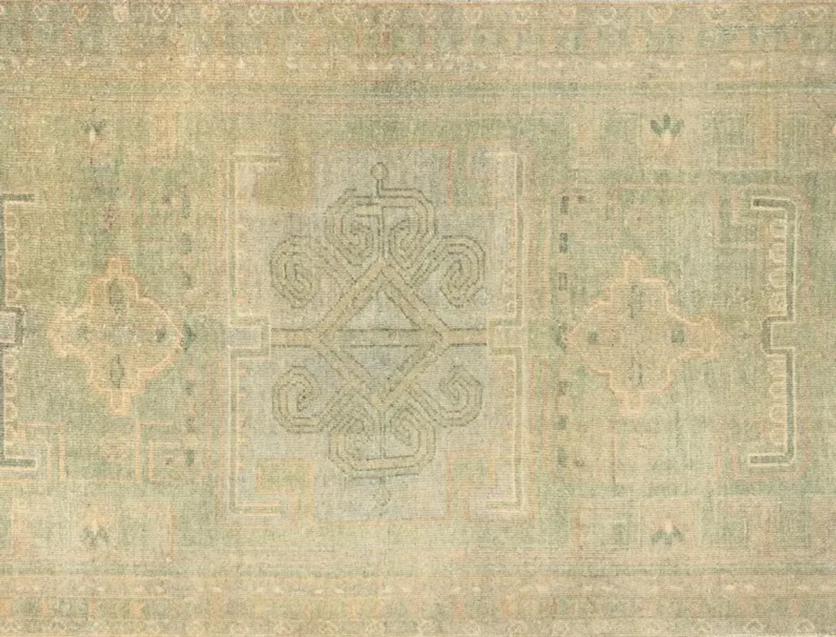 Kouang Baleko Hand-Knotted Rug, Sage