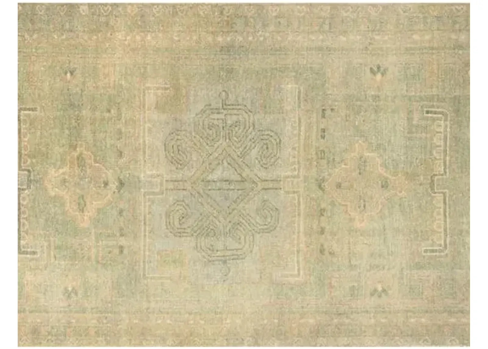 Kouang Baleko Hand-Knotted Rug - Sage - Lemieux Et Cie - Green - Green