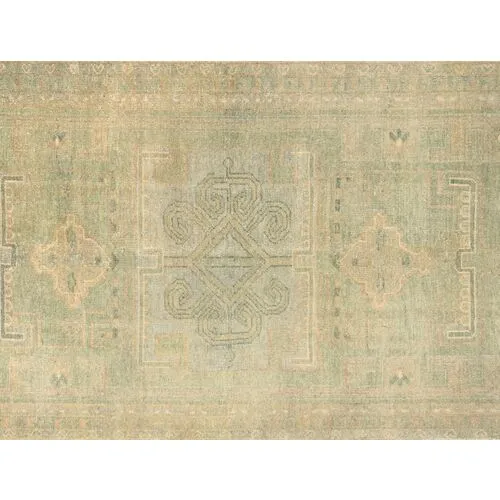 Kouang Baleko Hand-Knotted Rug - Sage - Lemieux Et Cie - Green - Green