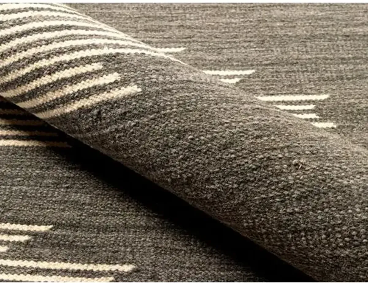 Metlili Missira Handwoven Rug - Charcoal - Lemieux Et Cie - Gray - Gray