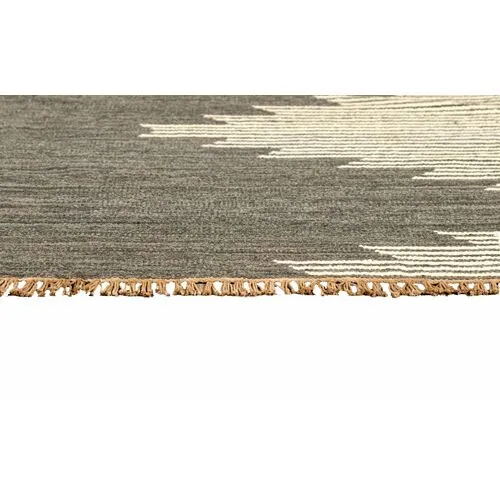 Metlili Missira Handwoven Rug - Charcoal - Lemieux Et Cie - Gray - Gray