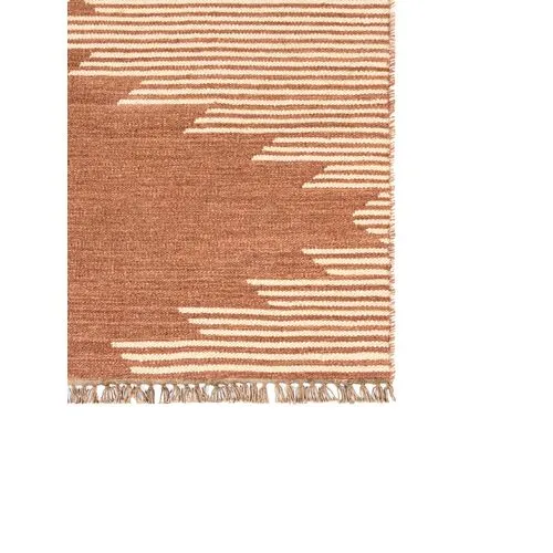 Metlili Missira Handwoven Rug - Terracotta - Lemieux Et Cie - Red - Red