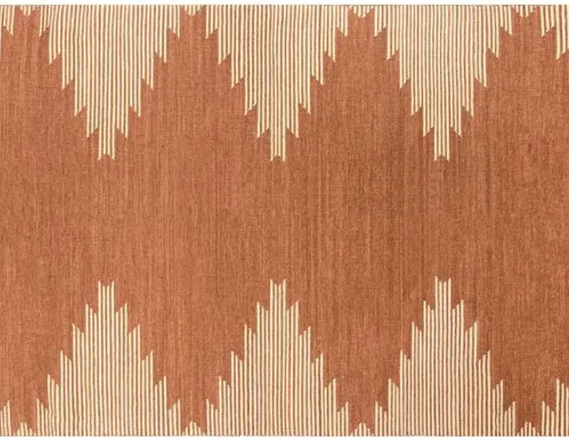 Metlili Missira Handwoven Rug - Terracotta - Lemieux Et Cie - Red - Red