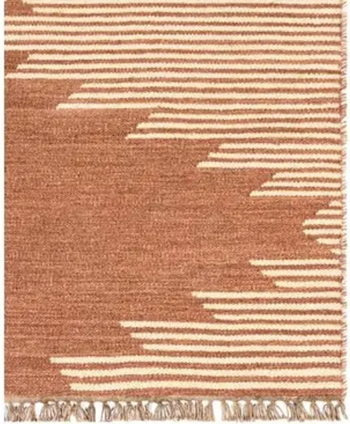 Metlili Missira Handwoven Rug - Terracotta - Lemieux Et Cie - Red - Red